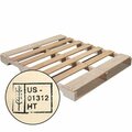 Bsc Preferred 48 x 40'' #1 Recycled Heat Treated Pallet, 10PK H-2089